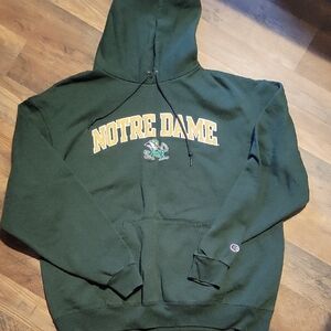Vintage Notre Dame Hooded Sweatshirt